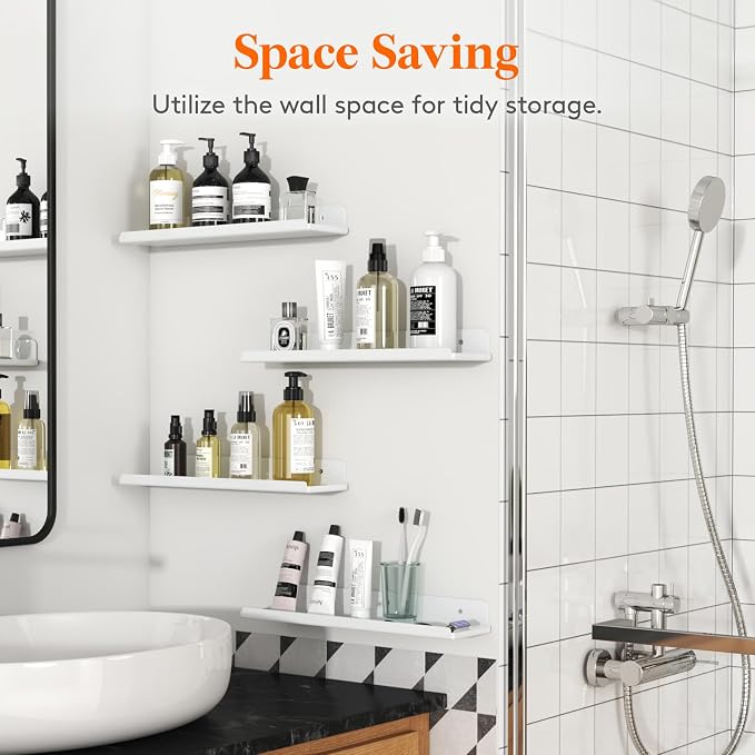 Lifewit Floating Shelves for Bathroom, Nail Polish, Decor Display Rack for - Image 7