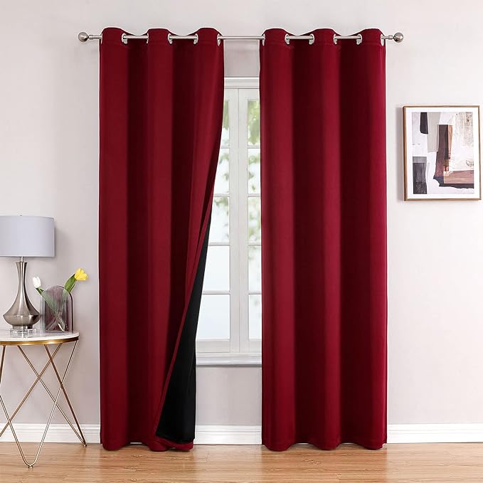 ChrisDowa 100% Blackout Curtains 78 inch Long by ChrisDowa