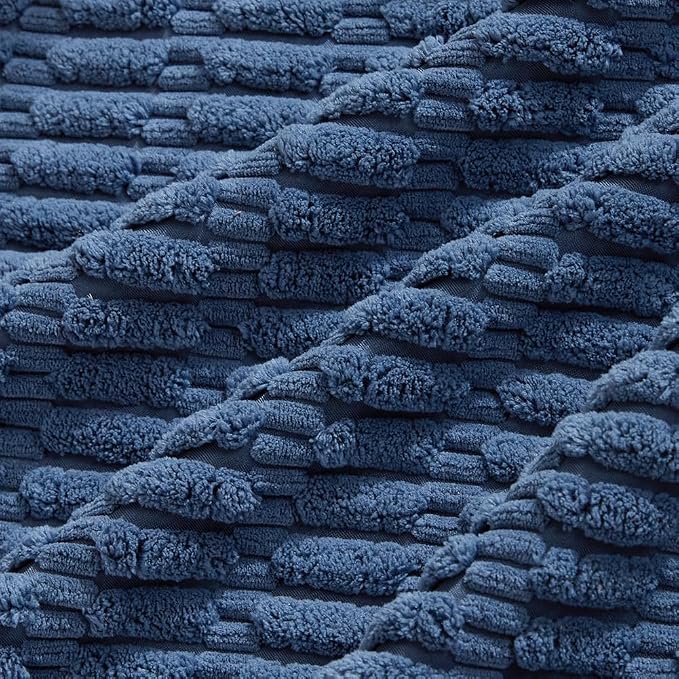 Fancy Homi 4 Packs Dusty Blue Decorative Throw Pillow Covers 26x26 Inch - Image 5