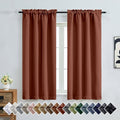 OVZME Terracotta Blackout Curtains by OVZME