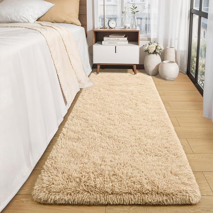 Merelax Soft Fluffy Rugs for Bedroom Living Room, 2x6 Hallway Runner Rugs - Image 4