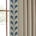 VisionaryHomeDesign Beige Linen Pinch Pleated Curtains, Memory Trained Curtains by VisionaryHomeDesign