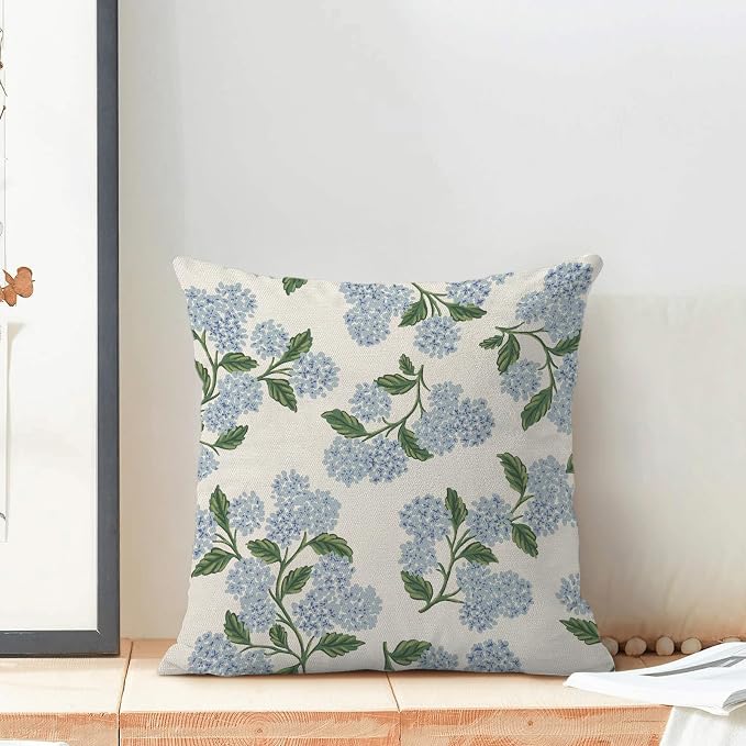 AEIOAE Spring Pillow Covers 22x22 Inch Set of 2, Floral Summer Outdoor Seasonal - Image 3