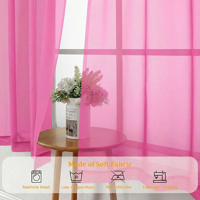 Gwine Sheer Curtains 72 Inch Length - Image 7