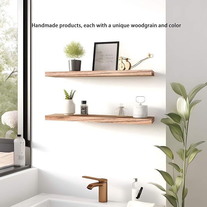 PHPH 24 Inch Wood Floating Shelves - Image 2