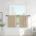 PONY DANCE Beige Valances Tiers by PONYDANCE