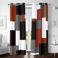 Tyrot Burnt Orange 100% Blackout Curtains by TyrotHomeDecor