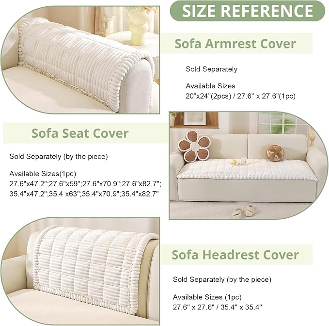 OstepDecor Washable Couch Cover - Image 3