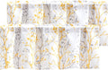 Luvyohmee Tree Branch Printed Valance Curtain, 18 inches Long Kitchen Valance by Luvyohmee