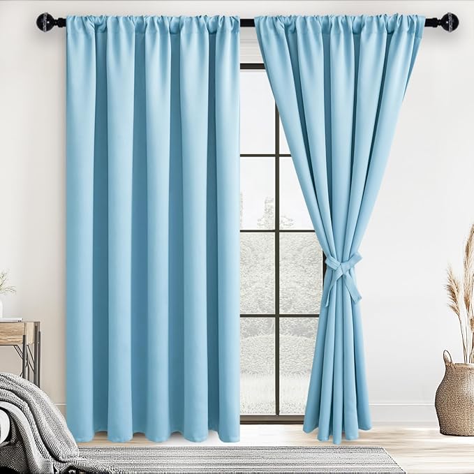 JIUZHEN Blackout Curtains for Bedroom by JIUZHEN