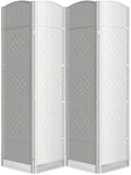4 Panel Room Divider, 6Ft Folding Privacy Screen, Tall by cocosica