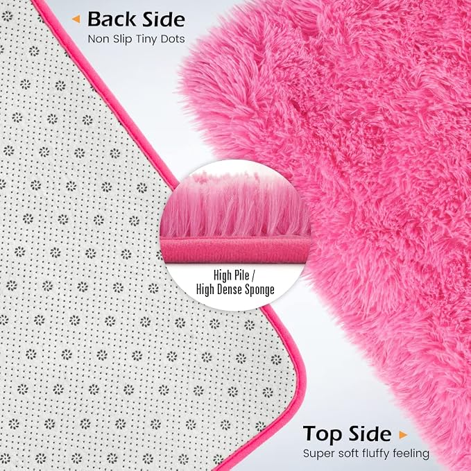 Amearea Premium Soft Area Rug 4x5.3 Feet, Fluffy Carpet - Image 6