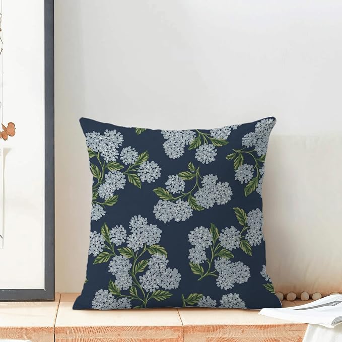 AEIOAE Spring Pillow Covers 18x18 Inch Set of 2, Floral Summer Outdoor Seasonal - Image 3