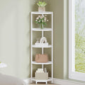 Hzuaneri Corner Shelf Stand, Corner Bookshelf, Storage Standing Shelf Unit by Hzuaneri