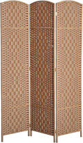 HOMCOM Room Divider 3 Panel, 6FT Tall Folding Privacy Screen, Freestanding by HOMCOM
