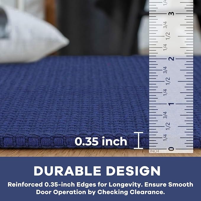 KOZYFLY Indoor Door Mat 2x3 ft Small Area Rugs Washable Front Door Mat Non Slip - Image 4