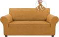 Asnomy Sofa Covers for 2 Cushion Couch Stretch loveseat Covers Slipcovers by Asnomy