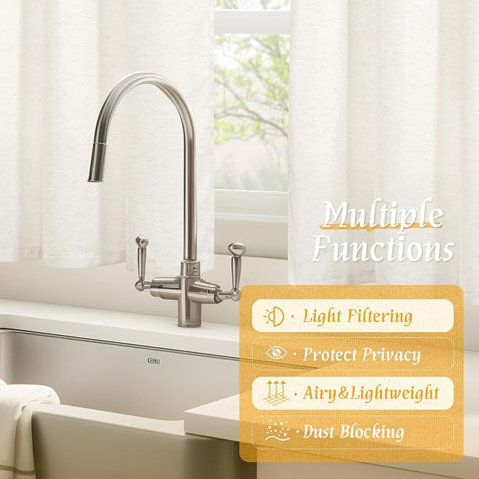 LAMIT Natural Ivory Linen Curtains - Image 9