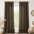 LAMIT 95 inches Long Linen Curtains by LAMIT