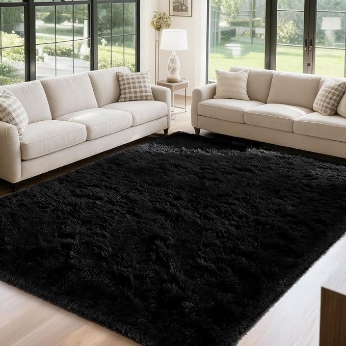 yongyangjuxin Fluffy Rug Shaggy Area Rug, Large Shag Area Rugs - Image 3