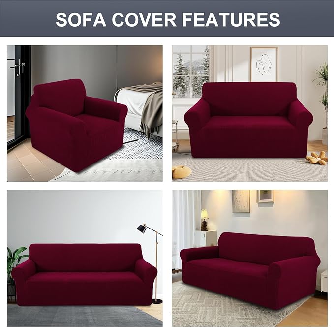 Stretch Couch Cover Washable Sofa Slipcover Furniture Protector - Image 7