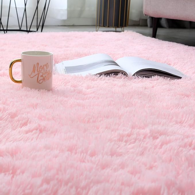 Shag Area Rugs for Bedroom Living Room, 5X8 Ultra Soft Fluffy Area Rugs for Dorm - Image 3
