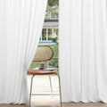 MIULEE Non-See-Through Privacy Linen Curtains 2 Panels, Light Filtering Window by MIULEE