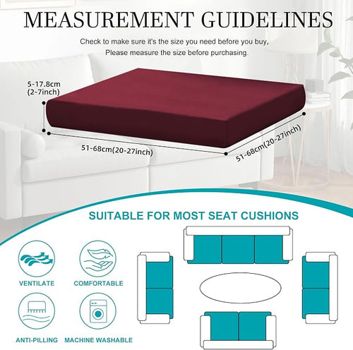 14 Pcs Stretch Patio Cushion Covers, Outdoor Couch Covers Replacement, Outdoor - Image 2