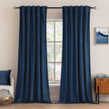 MIULEE Navy Blue Velvet Curtains 84 inches by MIULEE