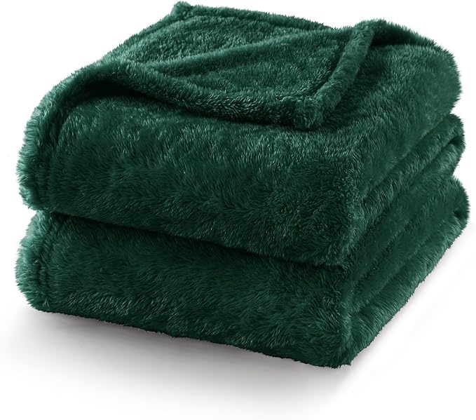 Exclusivo Mezcla Plush Fuzzy Fleece Bed Blanket King Size, Super Soft, Fluffy - Image 4