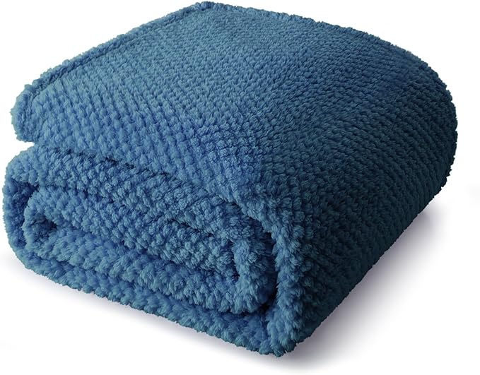 Whale Flotilla Queen Size Fuzzy Fleece Blanket by WHALEFLOTILLA