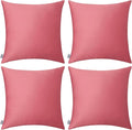 Thmyo 4-Pack 100% Cotton Comfortable Solid Decorative Throw Pillow Case by Thmyo