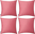 Thmyo 4-Pack 100% Cotton Comfortable Solid Decorative Throw Pillow Case by Thmyo