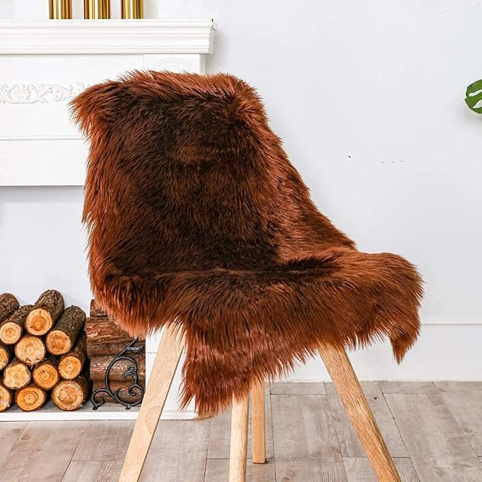 Carvapet Luxury Soft Faux Sheepskin Area Rug - Image 2