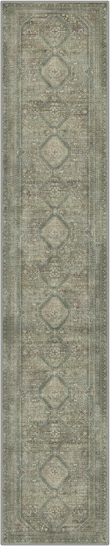 GENIMO Runner Rug 2x12 Non Slip Machine Washable Hallway Runner Rug, Low Pile - Image 5
