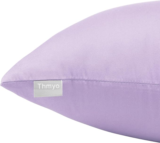 Thmyo 4-Pack 100% Cotton Comfortable Solid Decorative Throw Pillow Case Square - Image 9