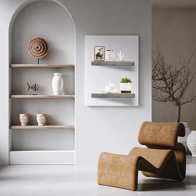 Sorbus Floating Shelves for Wall – 16 Inch Floating Shelf for Kitchen, Living - Image 7