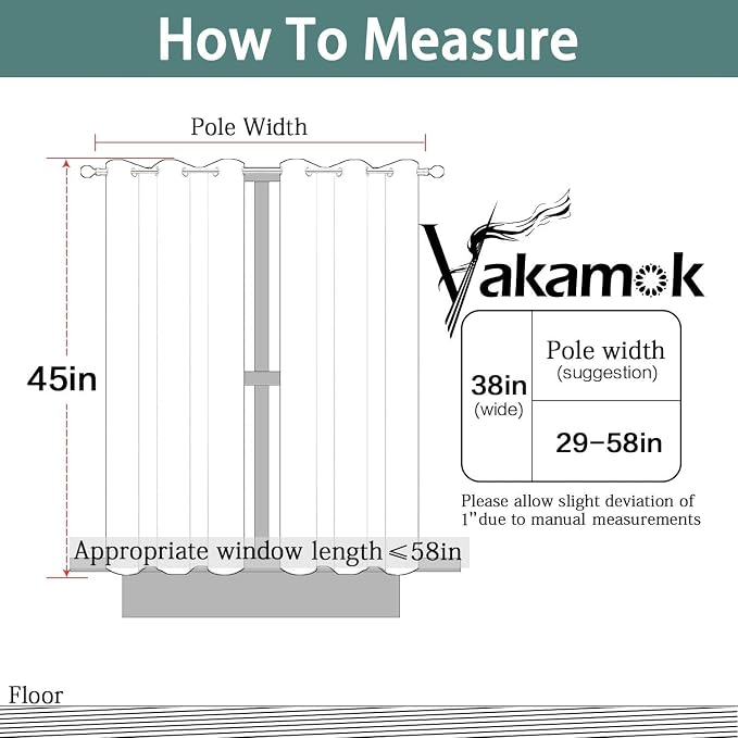 Yakamok Blackout Curtains Room Darkening Thermal Insulated Window Panels - Image 7