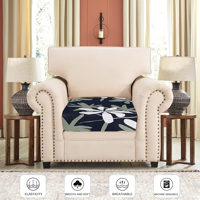 SearchI Stretch Printed Sofa Couch Cushion Covers Replacement Chair Cushion - Image 2