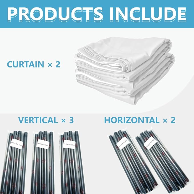 Jilron No-Drill Privacy Curtains - Image 7