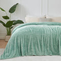 NEWCOSPLAY Super Soft Queen Blanket New Sage Green Premium Silky Flannel Fleece by NEWCOSPLAY