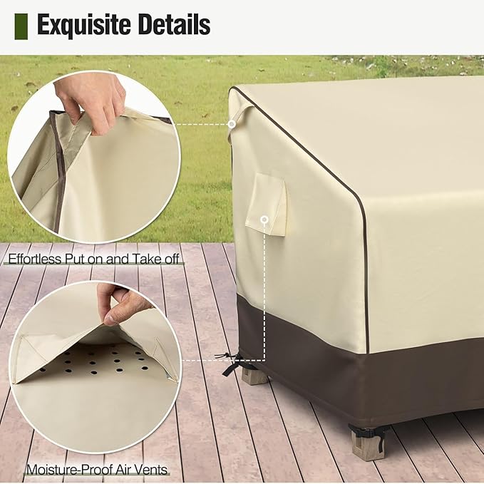 MR.COVER Outdoor Couch Cover Waterproof, Patio Furniture Covers - Image 4