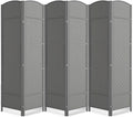 Folding Room Divider, Weave Fiber Privacy Screen, Extra Wide Room Screen by cocosica