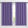 NICETOWN Lilac Purple Room Darkening Curtains 66 inches Long, Grommet Thermal by NICETOWN