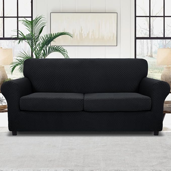 MAXIJIN 3 Piece Stretch Couch Covers - Image 2