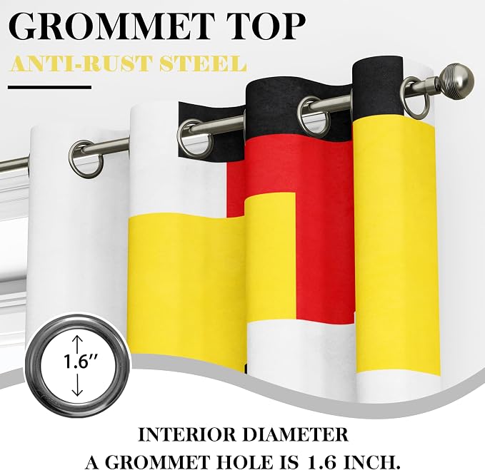 Tyrot Colorful 100% Blackout Curtains - Image 7
