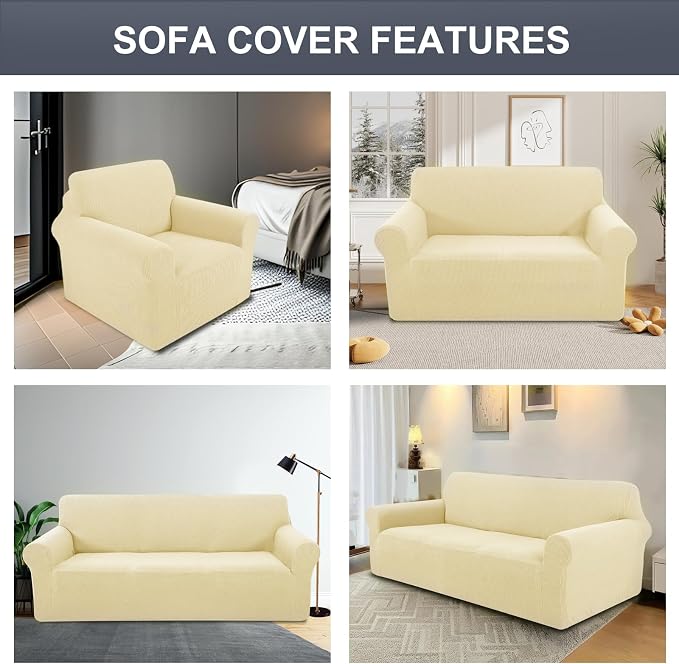 Stretch Couch Cover Washable Sofa Slipcover Furniture Protector - Image 7