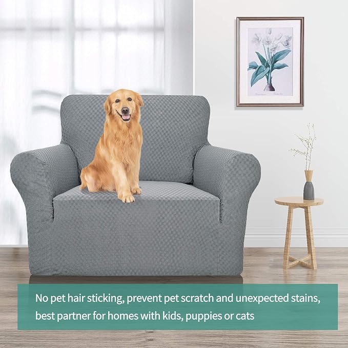 YEMYHOM Couch Cover Latest Jacquard Design High Stretch Sofa Chair Covers - Image 2