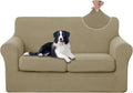 U-NICE HOME 3 Pieces Stretch Loveseat Couch Cover Sofa Cover Washable Sofa by U-NICEHOME