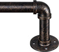 Zeerobee Curtain Rods for Windows 66 to 120, 1 Inch Industrial Wrap Around by zeerobee